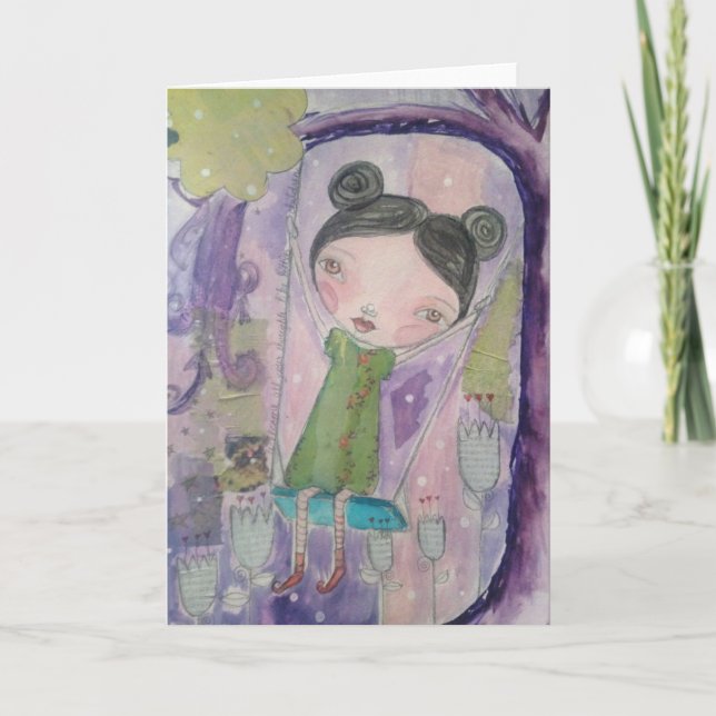 Accueil de carte de voeux toutes vos pensées (Devant)