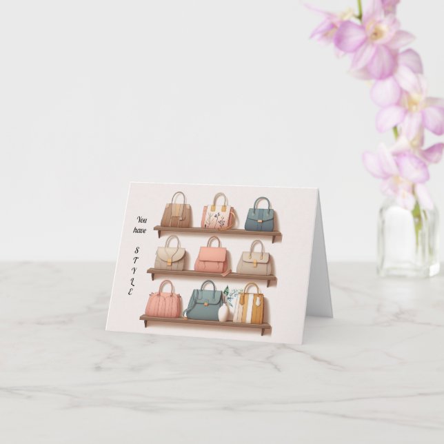 Accueil de la carte à poche Style (Orchidée)