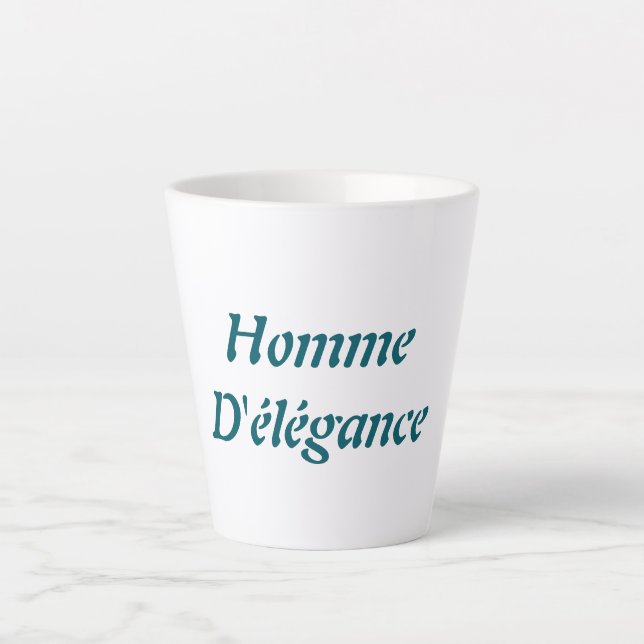 Accueil D'élégance Latte Mug (Devant)