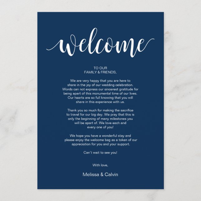 Accueil du jour de mariage moderne et cartes d'ide (Devant)
