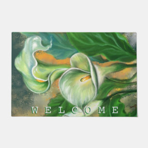 Accueil du tapis de portes à fleurs Calla Lily