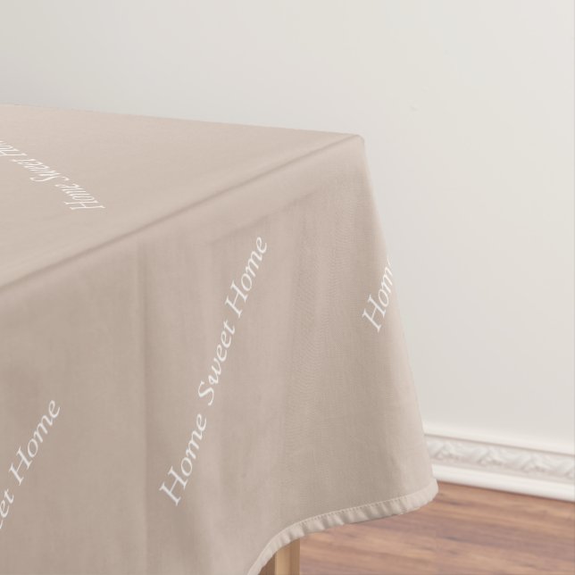 Accueil Editable Sweet Home sur la nappe beige (In Situ)