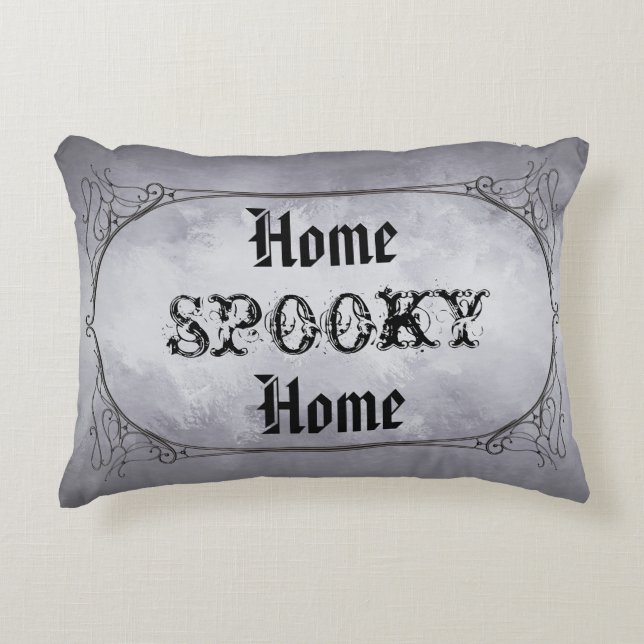 Accueil Éffrayant Accueil Accent Coussin 16" x 12" (Devant)