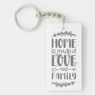 Accueil est fait d'amour et de famille mignonne am