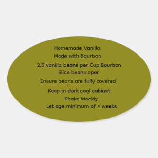 Accueil Fabriqué Vanilla Bourbon Recette étiquette