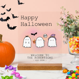 Accueil Halloween très heureux Personnalisé