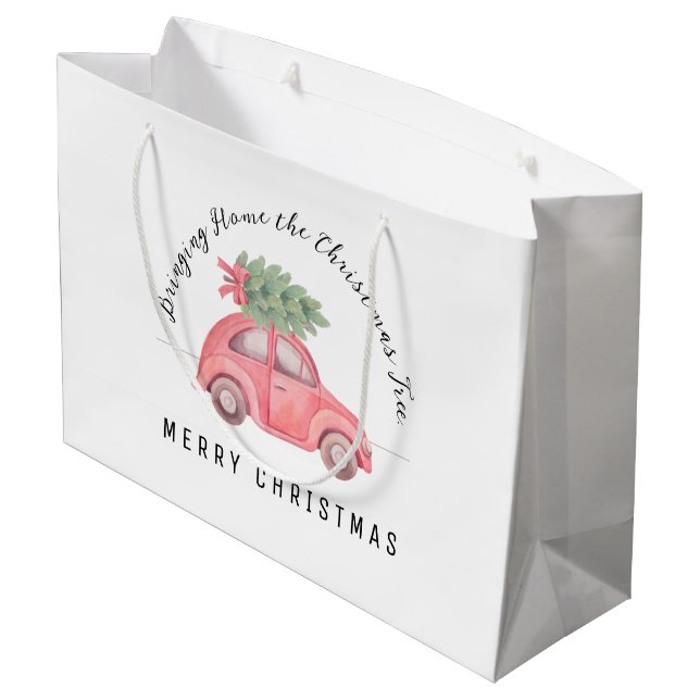 Accueil Le Sac Cadeau personnalisé de l'Arbre de N (Dos Angle)