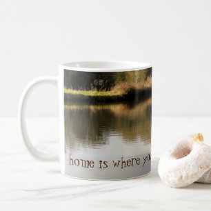 Accueil où vous mourez Il Narrowboat Canal Mug