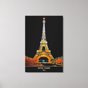 Accueil Paris : toile Tour Eiffel Imprimer