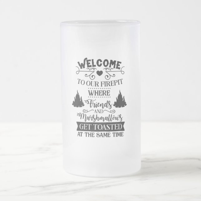 Accueil personnalisé dans notre tasse givrée par (Centre)