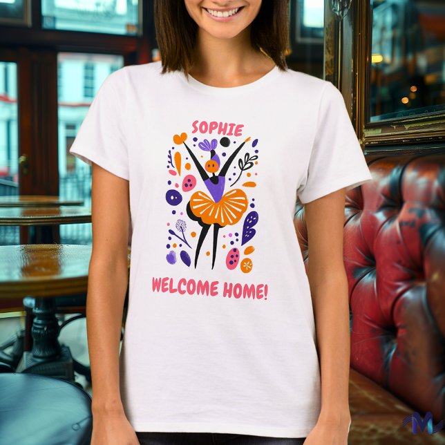 Accueil personnalisé T-shirt Ballerina (Créateur téléchargé)