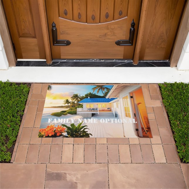 accueil porte d'entrée tapis extérieur personnalis (De plein air)