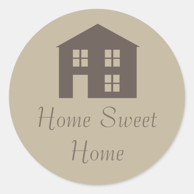 Accueil Sweet Home autocollant (Devant)