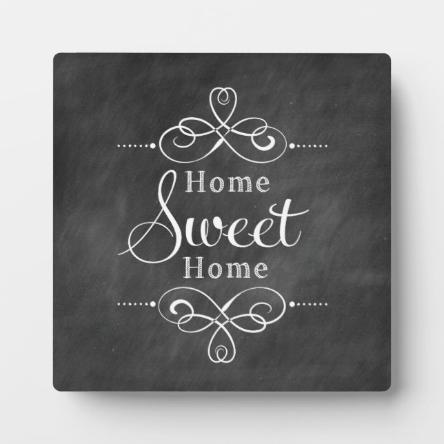 Accueil Sweet Home Plaque (Devant)