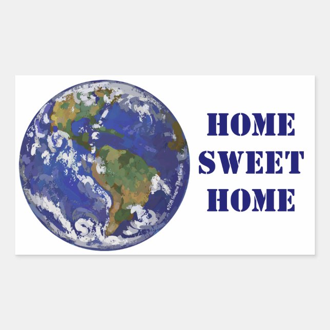 Accueil Sweet Home Stickers Terre (Devant)