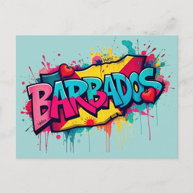 Accueil vacances à la Barbade Carte postale (Devant)