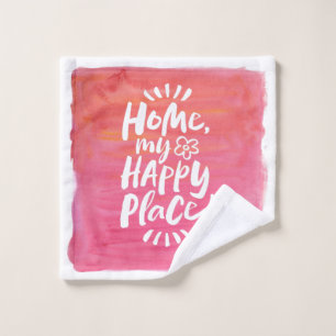 ACCUEILLE mon Happy Place ! Aquarelle Laver main r