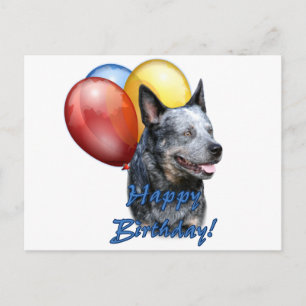ACD Happy Birthday Balloons Postkarte