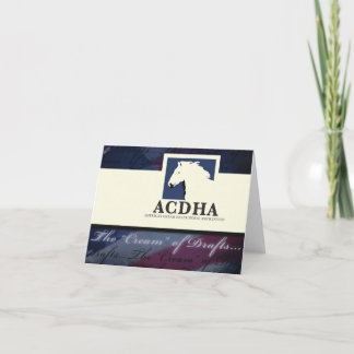 ACDHA Logo Note Card Karte