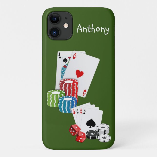 Ace Cards iPhone Case (Rückseite)