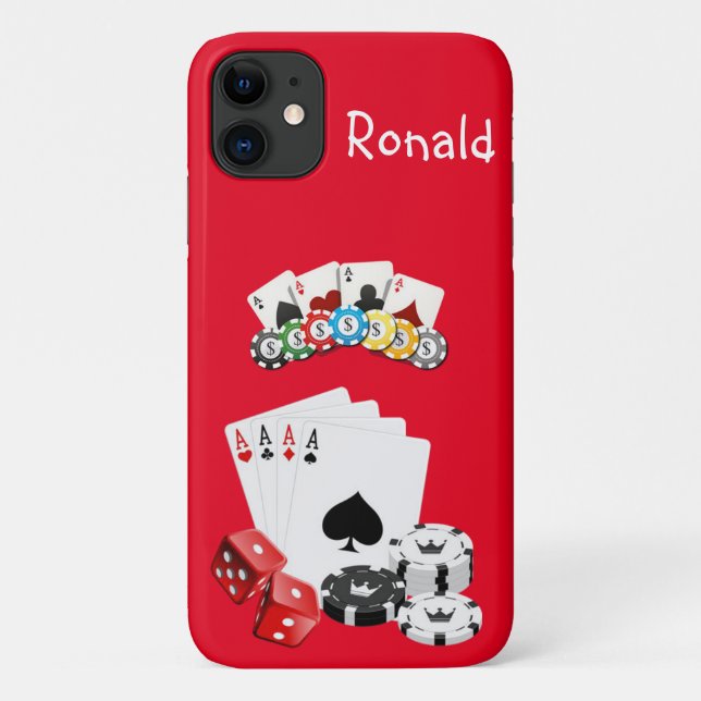 Ace Cards iPhone Case (Rückseite)