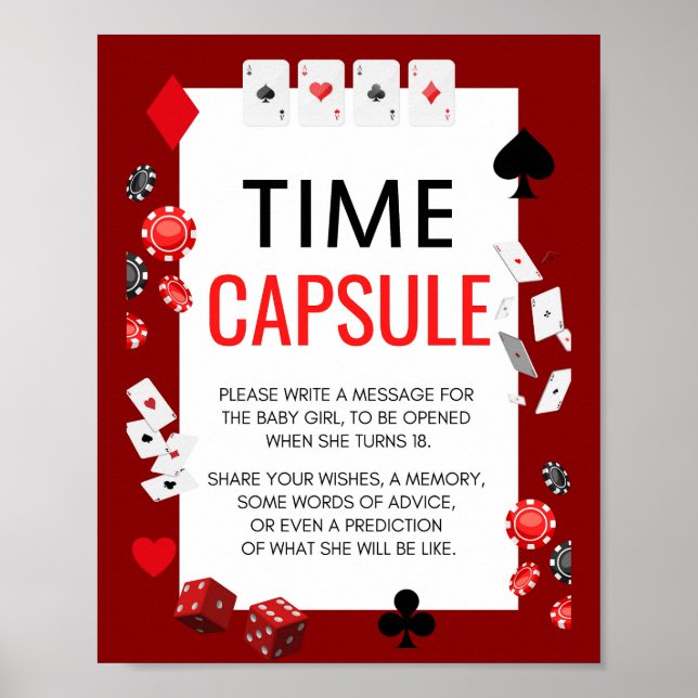 Ace Casino Baby Showspielzeichen Poster (Vorne)