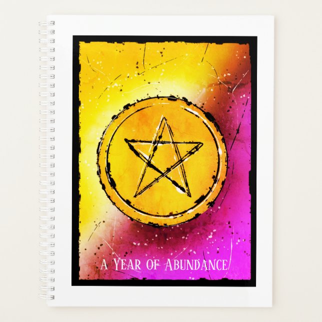 Ace des Pentacules 12 mois Planificateur (Devant)