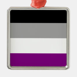Ace-Flag (Asexualität) Ornament Aus Metall