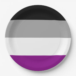 Ace-Flag (Asexualität) Pappteller