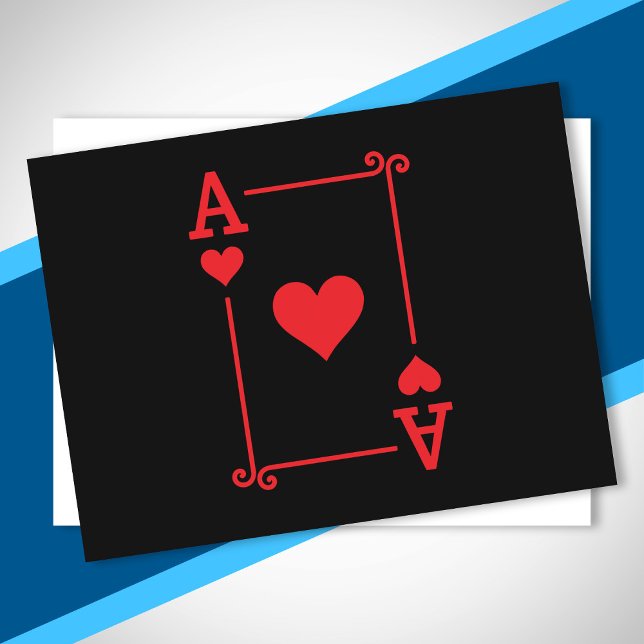 Ace Hearts Anzug spielen Karten modern (Von Creator hochgeladen)