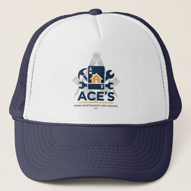 Ace Home Maintenance and Repairs Hat Truckerkappe (Vorderseite)