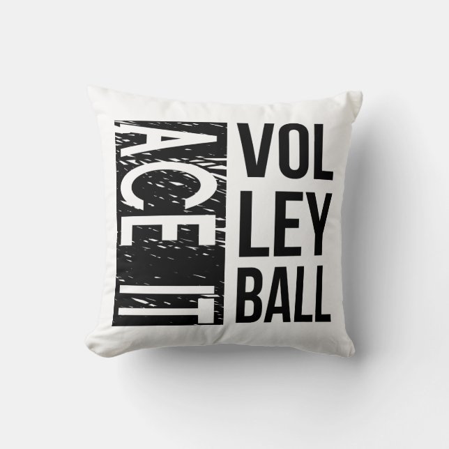 Ace It Volleyball Kissen (Vorderseite)