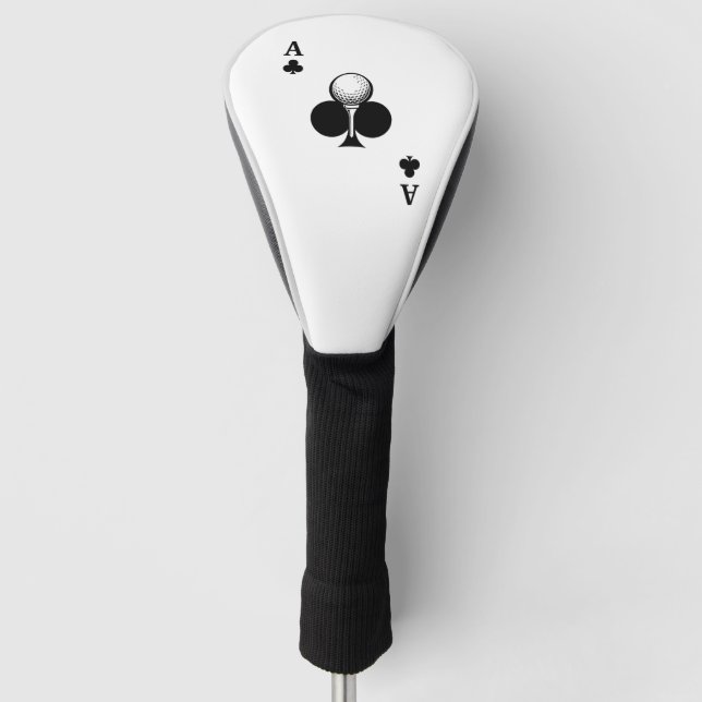 Ace of Clubs Golf Headcover (Vorderseite)