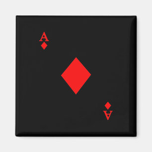 Ace of Diamond Deck of Cards Halloween-Kostüm Magnet
