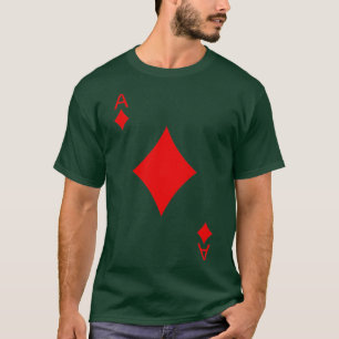 Ace Of Diamonds Playing Cards Poker  T-Shirt