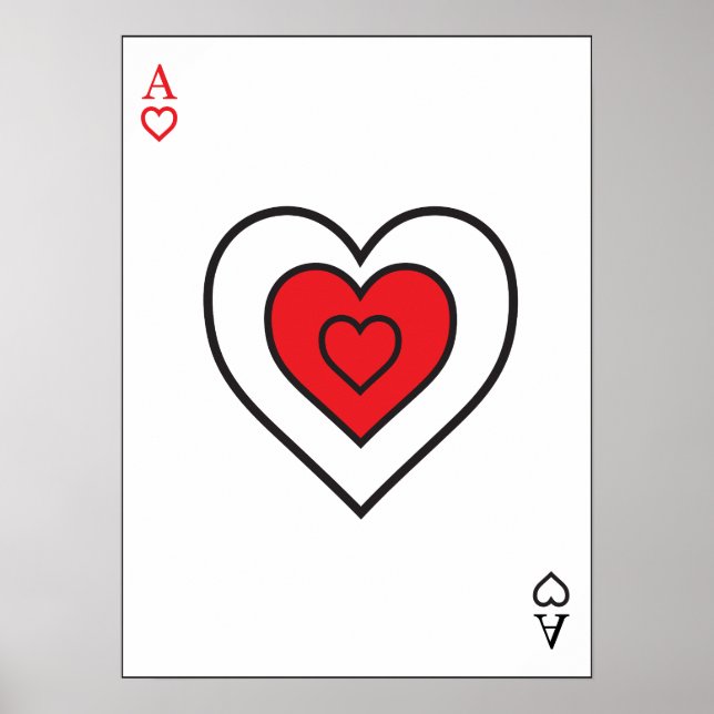 Ace of Hearts Poster (Vorne)