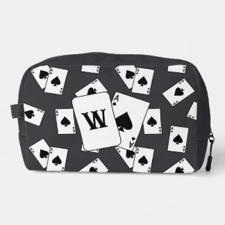 Ace Of Spades Card Player Casino Gambler Waschbeutel