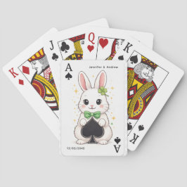 Ace of Spades Lucky Rabbit Poker Card Spielkarten
