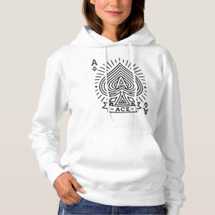 Ace of Spades - Monoline Sonnenbrust Emblem Hoodie