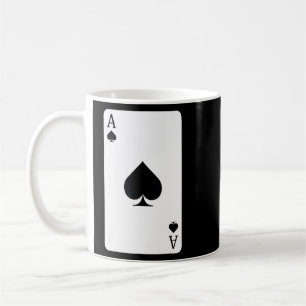 Ace of Spades Playing Card Ace Card Kaffeetasse