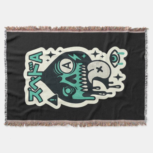 Ace of Spades — Tropfen-Skull Katakana Decke (Vorderseite)