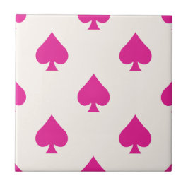 Ace Pipe Muster Pink Retro Chic Extravagant Fliese