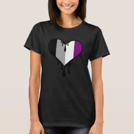 Ace Pride Dripping Heart T-Shirt