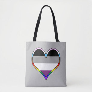 Ace Pride Heart Tote Bag Tasche