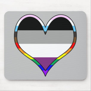 Ace Pride Herz-Mauspad Mousepad