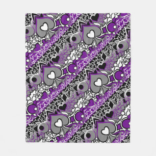 Ace Pride Squiggle Fleecedecke