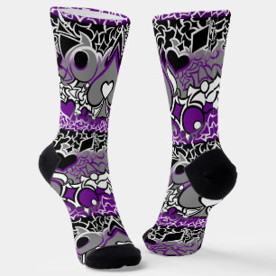 Ace Pride Squiggle Socken