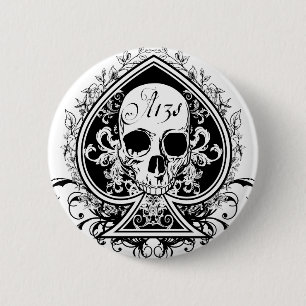 Ace Skull Button