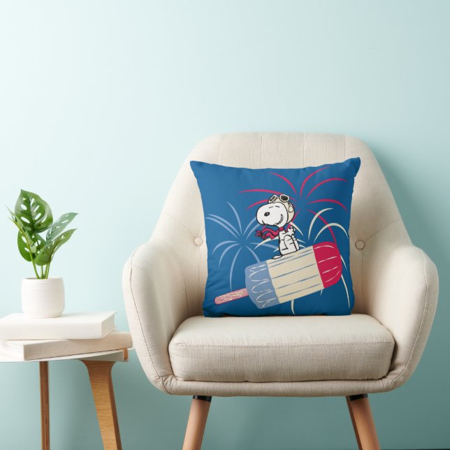 Ace Snoopy auf dem Eis-Pop Kissen (Stuhl )