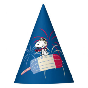 Ace Snoopy auf dem Eis-Pop Partyhütchen